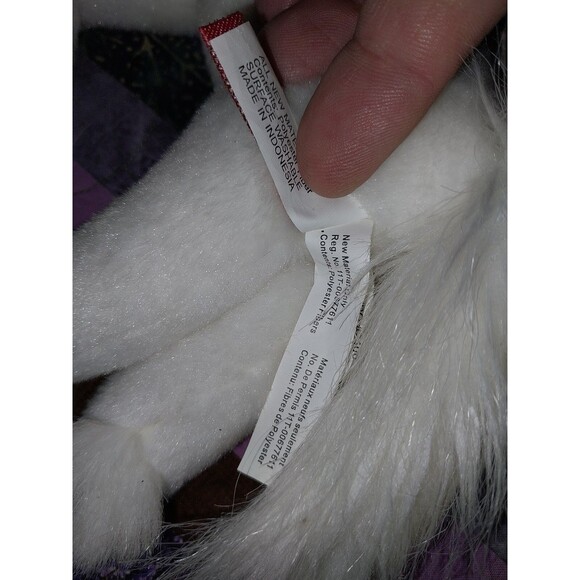 Douglas SOFT WHITE UNICORN W/ FLOWERS ON IT 9" Plush STUFFED ANIMAL TOY - Picture 6 of 6